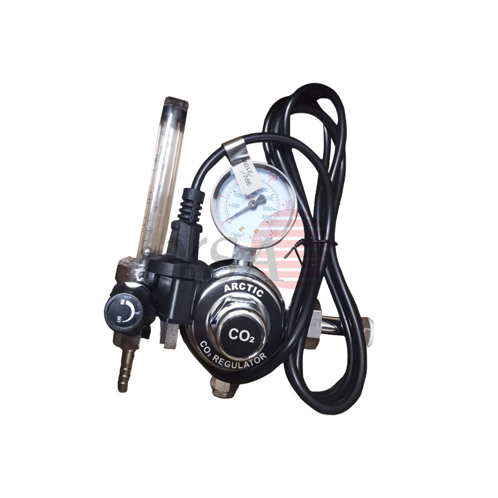REGULATOR GAS TABUNG LAS ARCTIC GMAW REGULATOR CO2 HEATER 36V