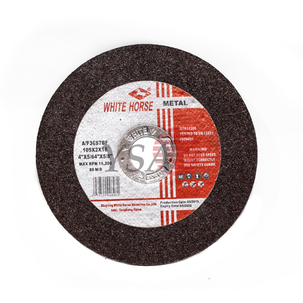 WHITE HORSE CUTTING WHEEL FOR METAL 105x2.0x16 mm