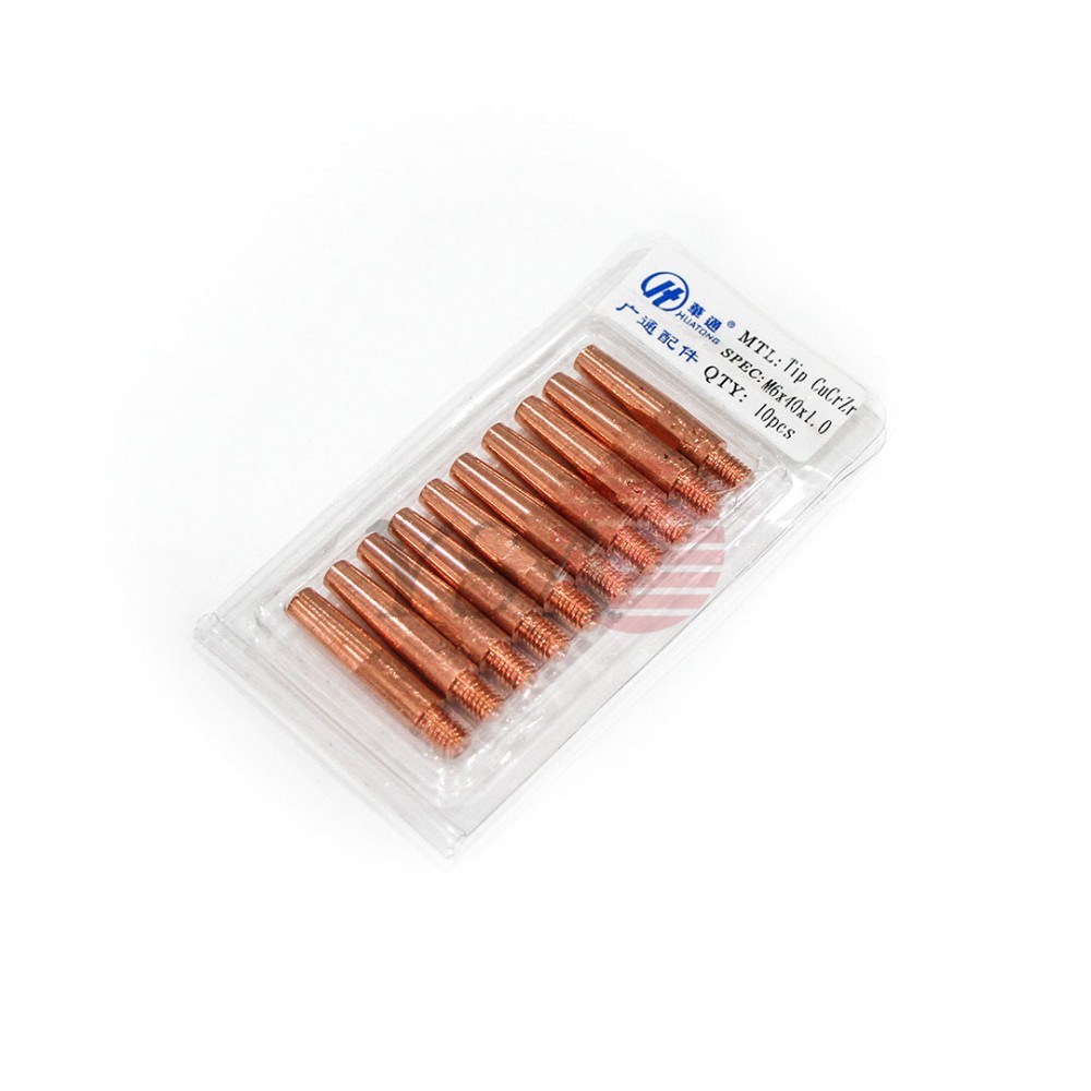 GUANGTONG CONTACT TIP M6X40X1.0 CUCRZR