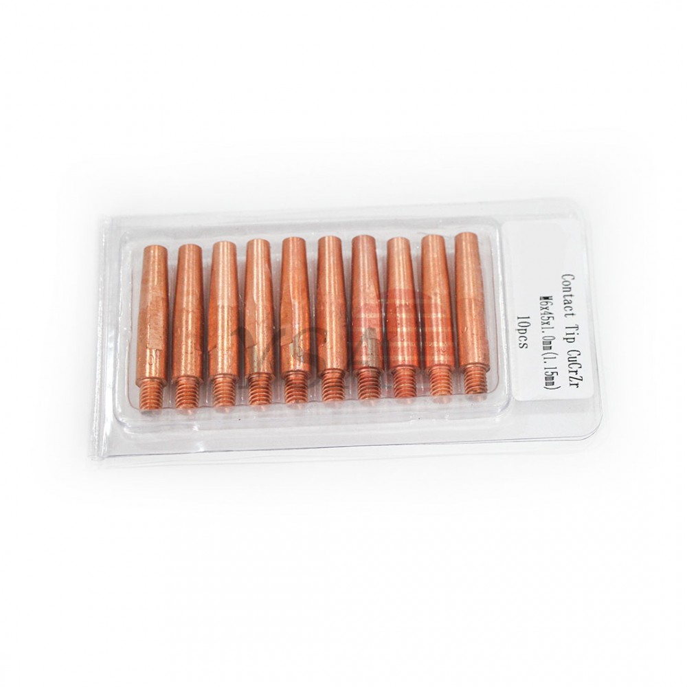 GUANGTONG CONTACT TIP M6X45X1.0mm (1.15mm)  CUCRZR