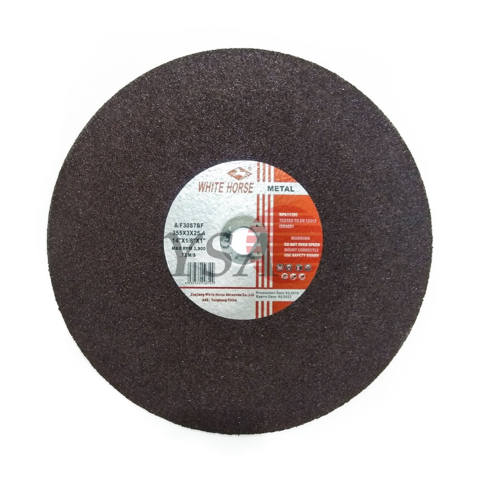 WHITE HORSE CUTTING WHEEL FOR METAL 4" 355x3 mm